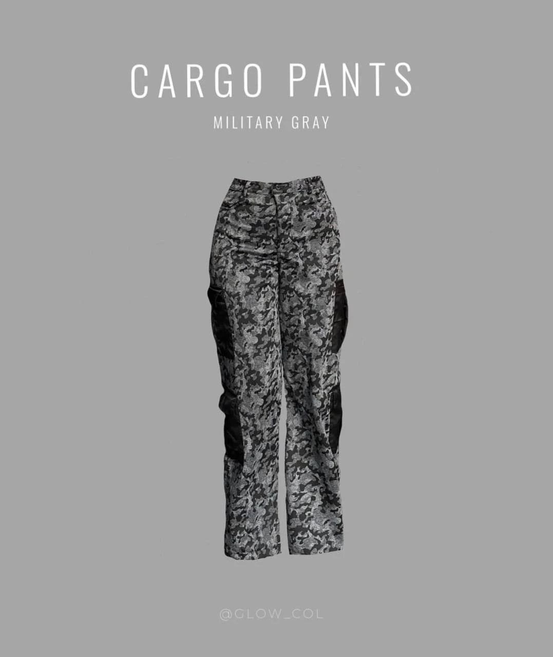 Pantalon Cargo Military Grey