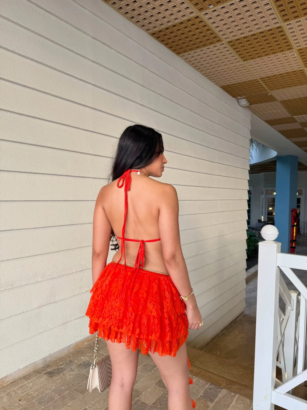Falda Short Tropicoqueta