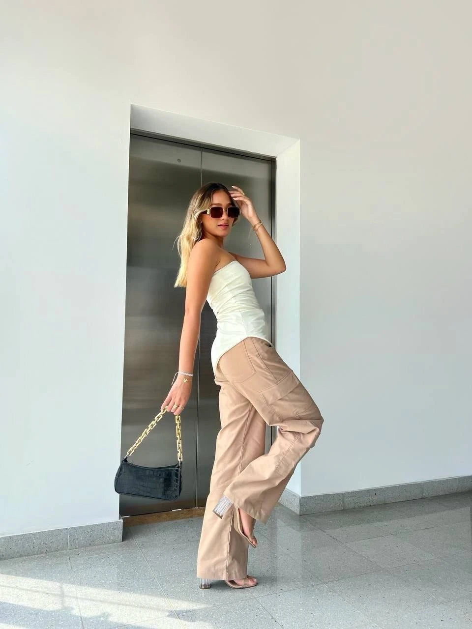 Pantalon Cargo Kaqui