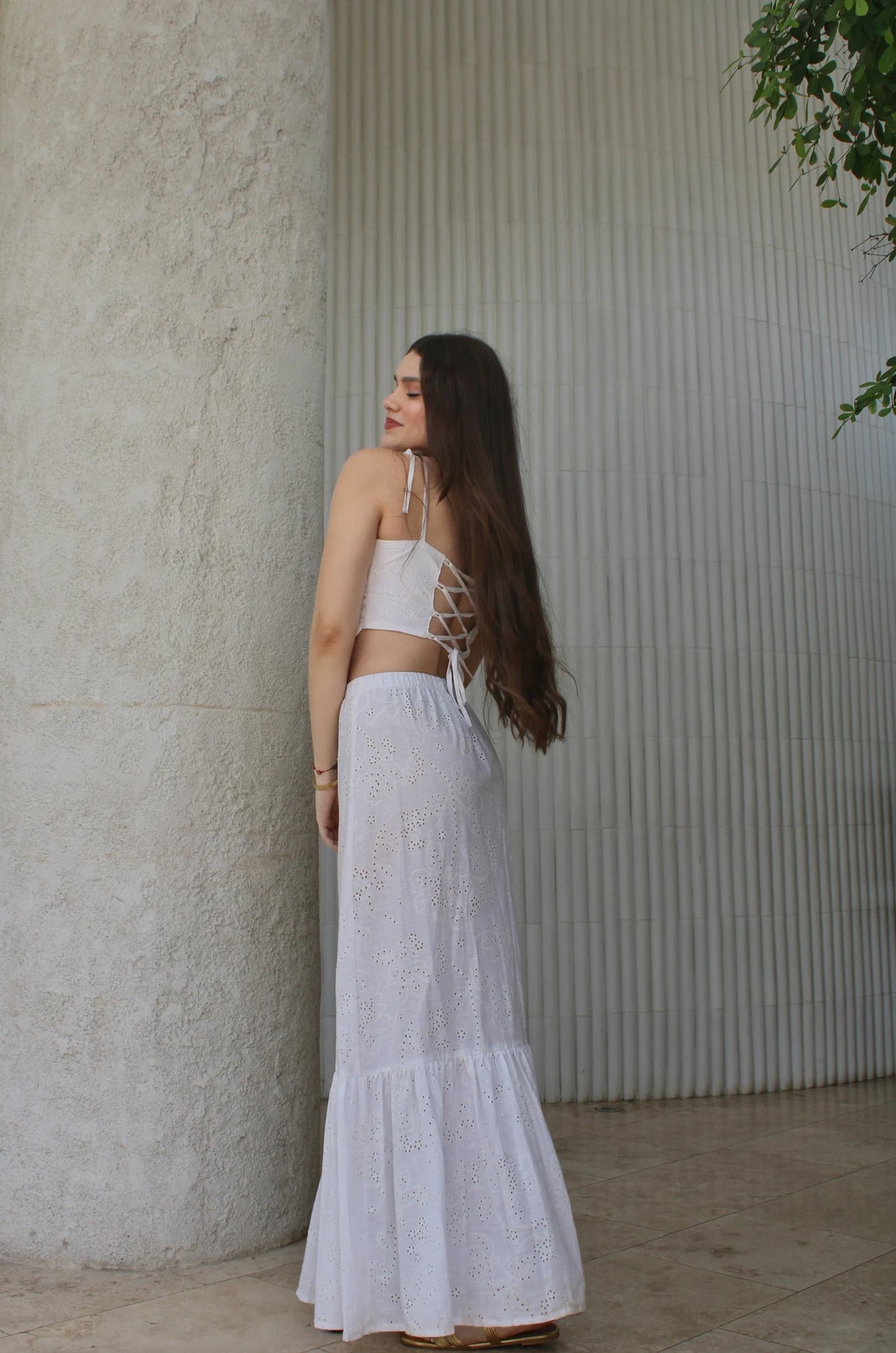 Corset Ojalillo Blanco