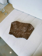 Corset Jacquard Cafe