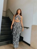 Crop Top Zebra Cruzado