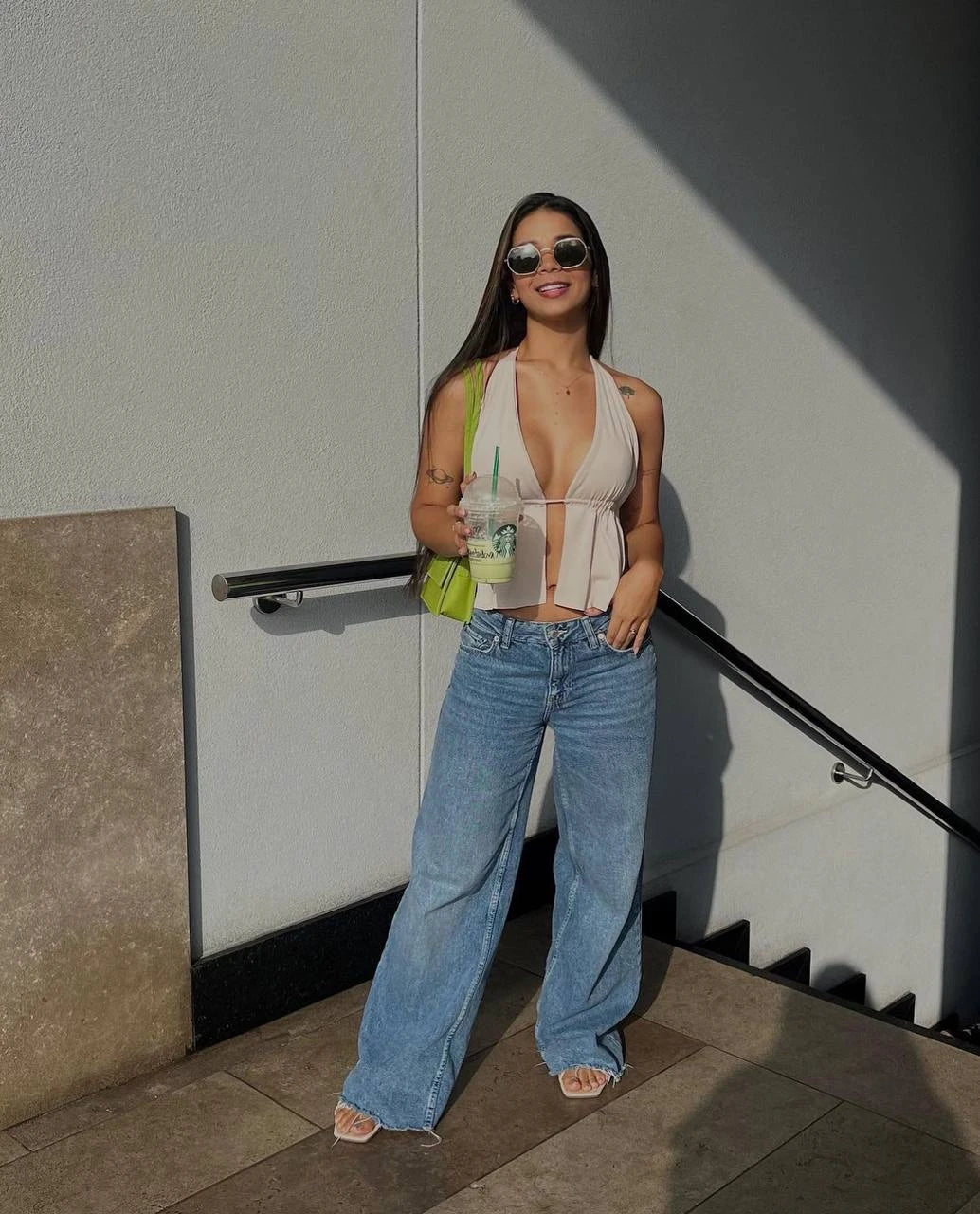Blusa Nude Pañuelo