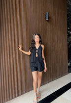 Short Lino Negro
