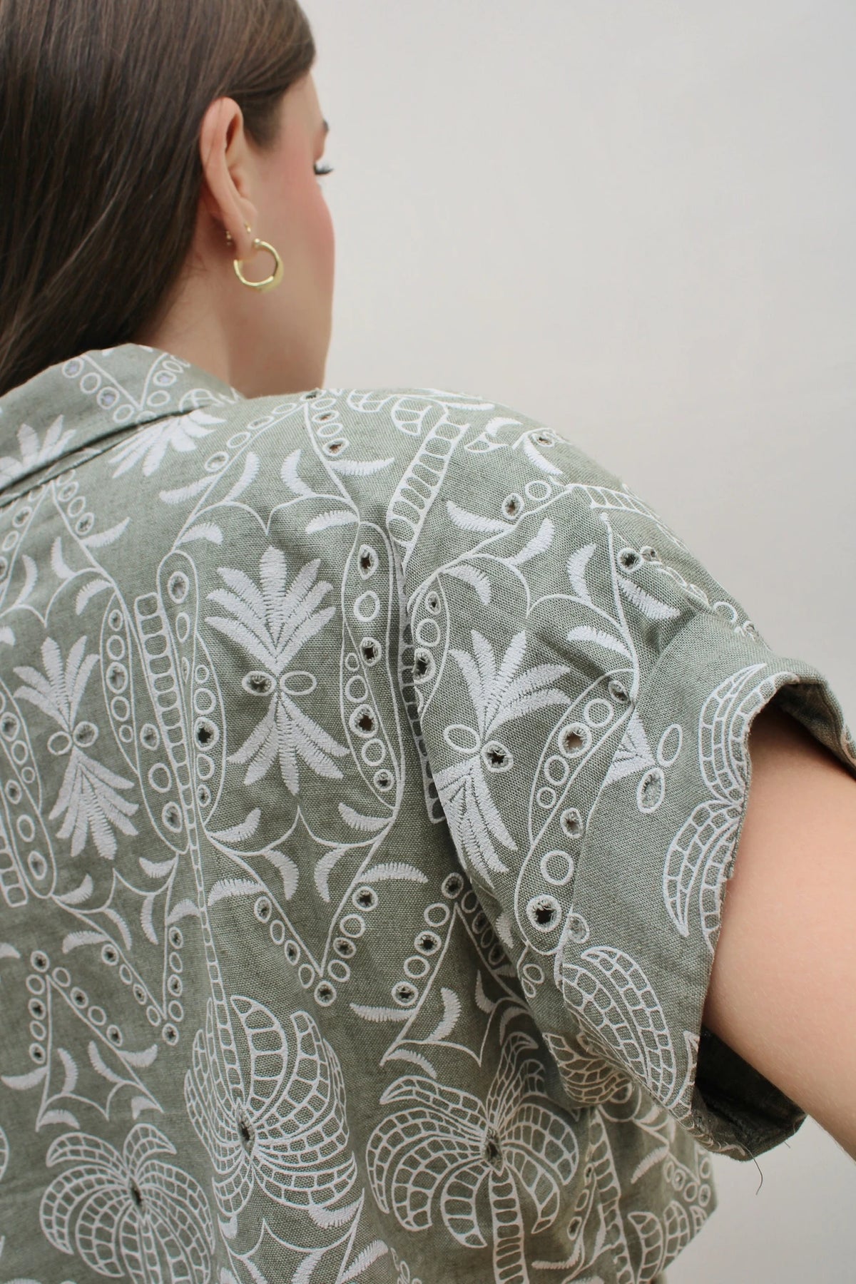 Camisa Ojalillo Verde
