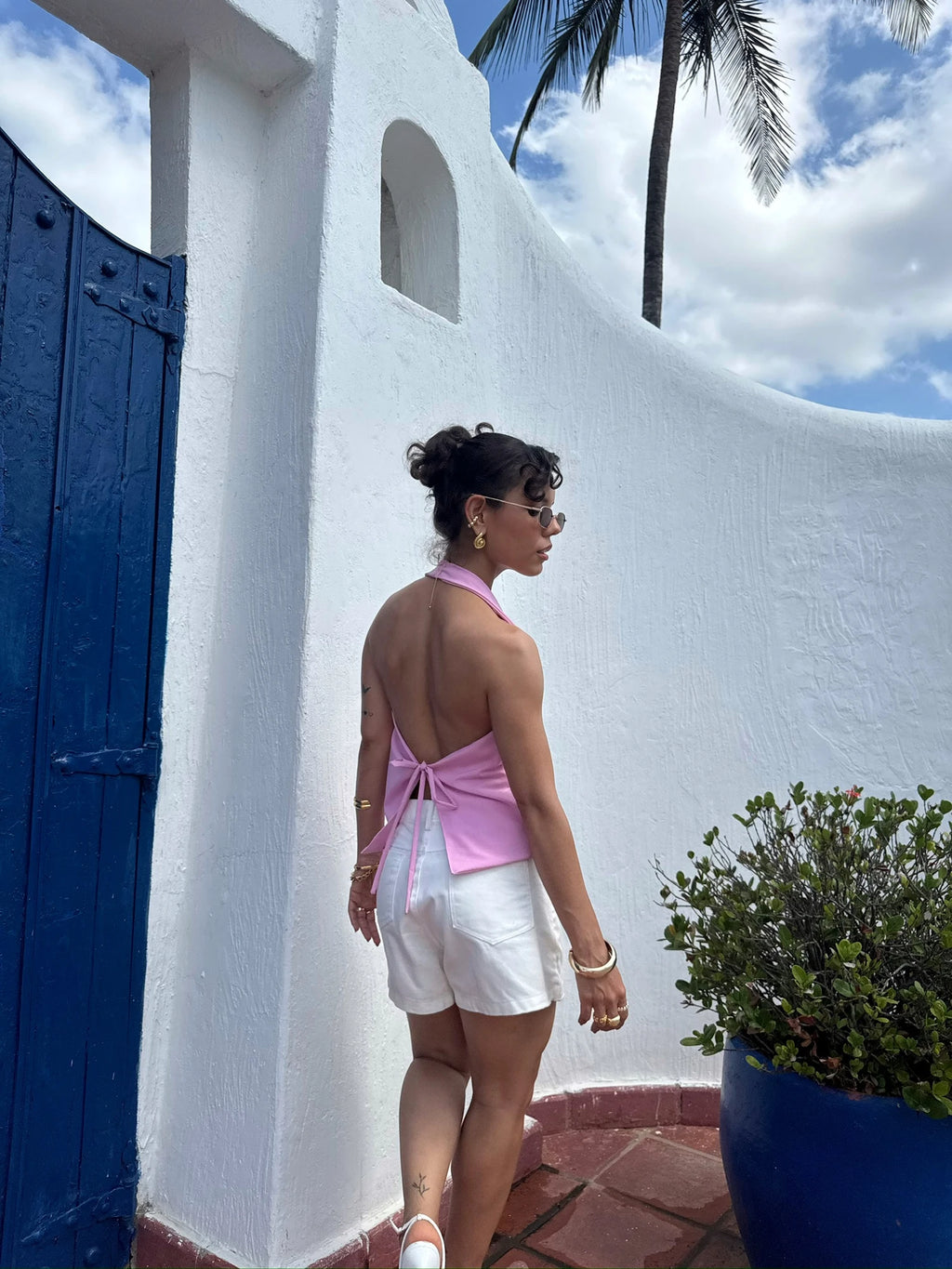Blusa Lazos Rosa