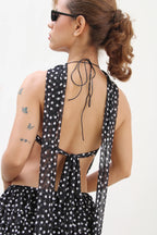 Falda Short Polka Dots Negra