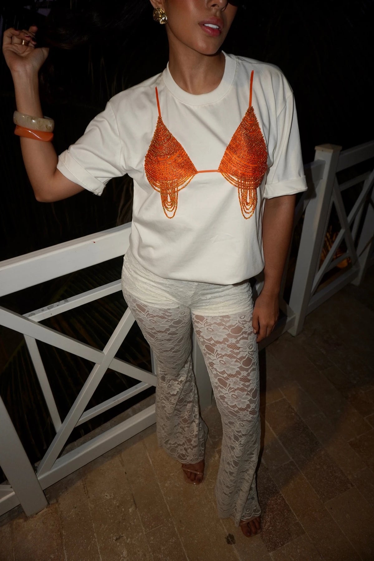 T-shirt Vdb Orange