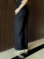 Pantalon Lino Negro