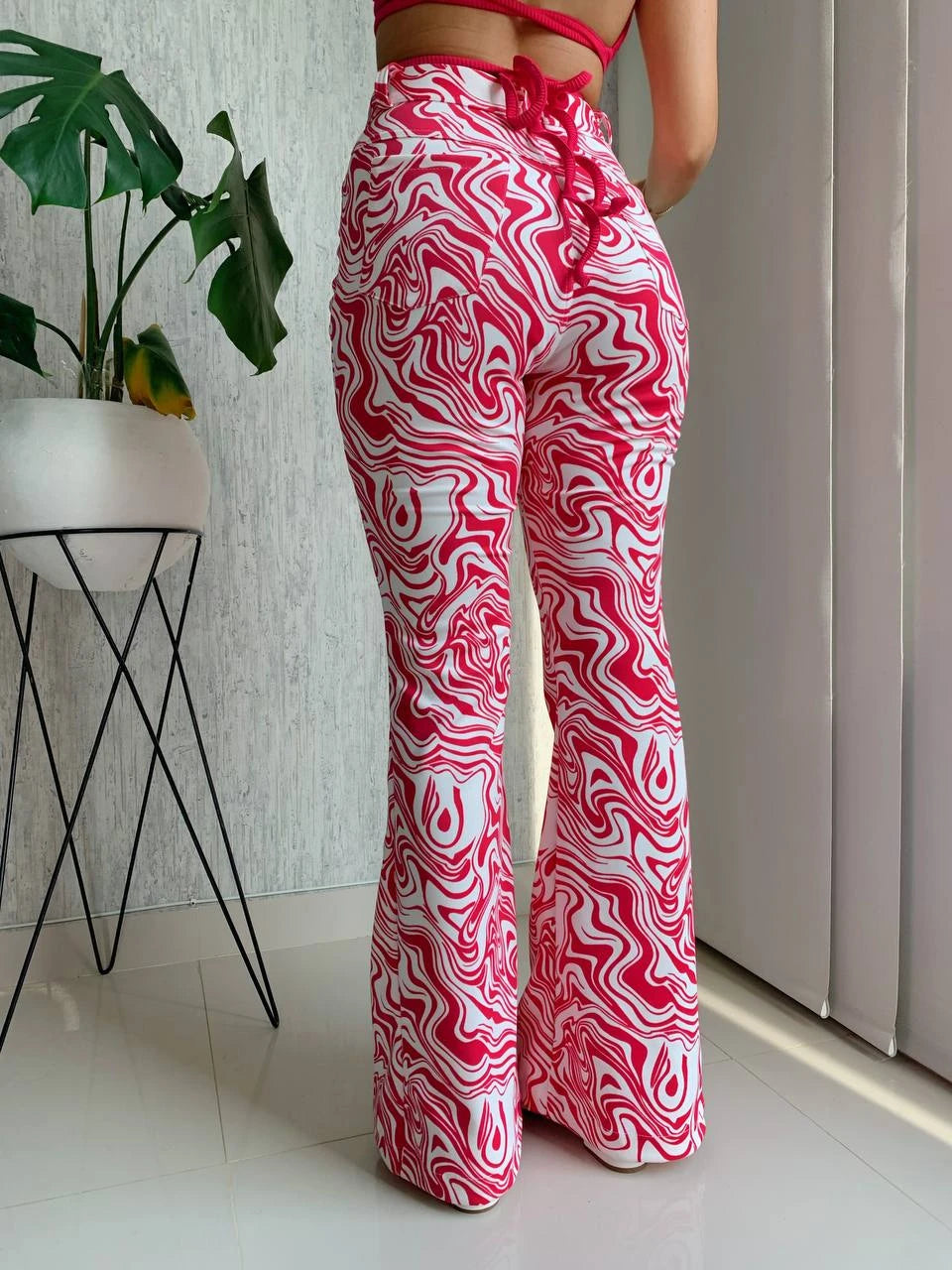 Pantalon Ondas Fucsia