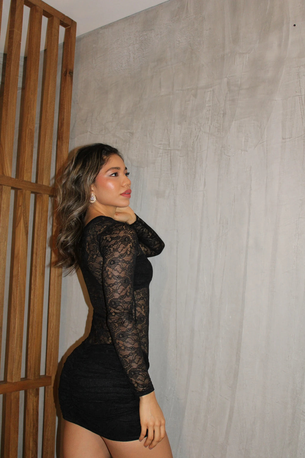 Vestido Encaje Negro