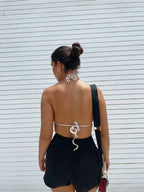 Blusa Nude Pañuelo