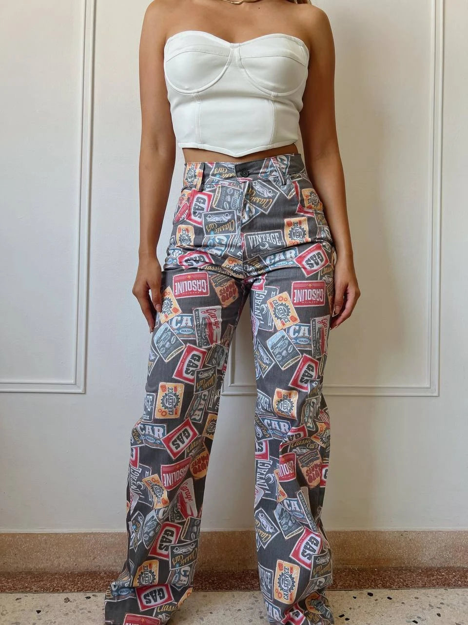 Pantalon Print Cars