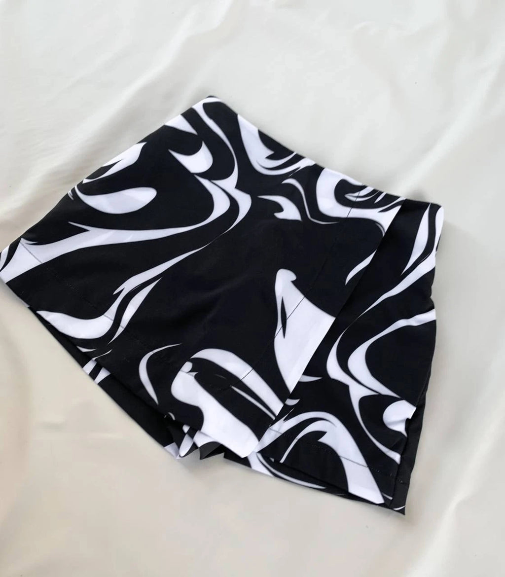 Crop Top Copas B&W