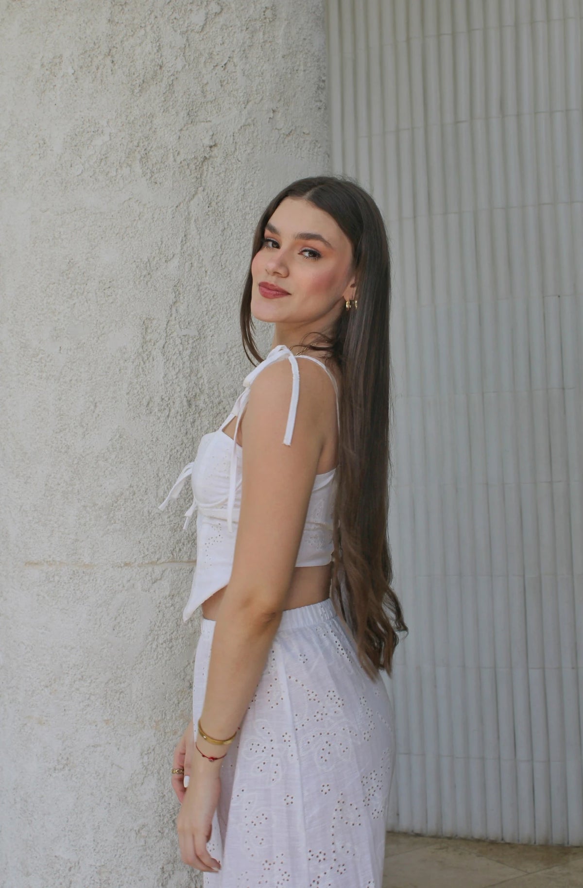 Corset Ojalillo Blanco