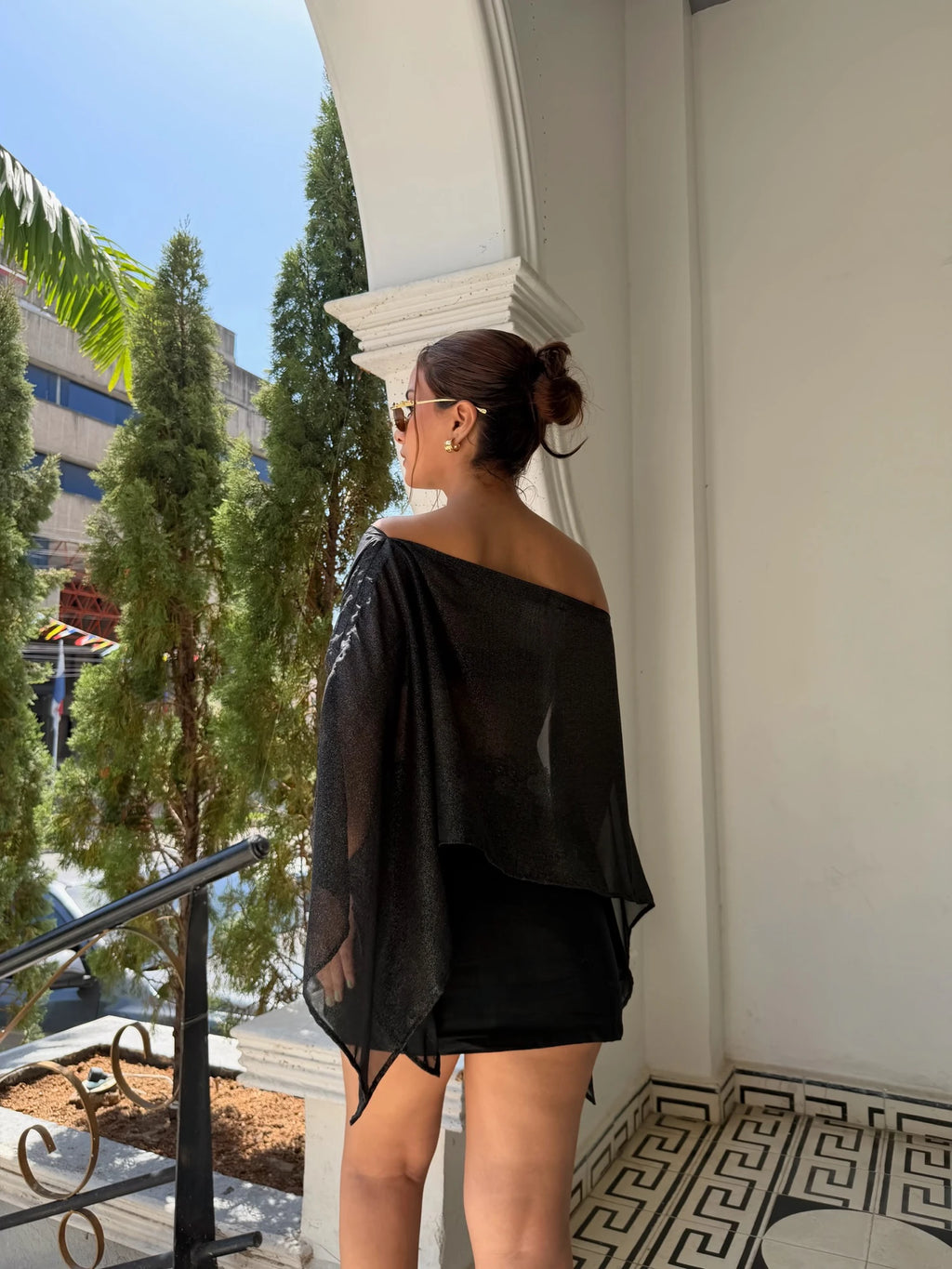 Blusa 7 Ways Shine Negra