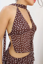 Blusa Polka Dots Cafe