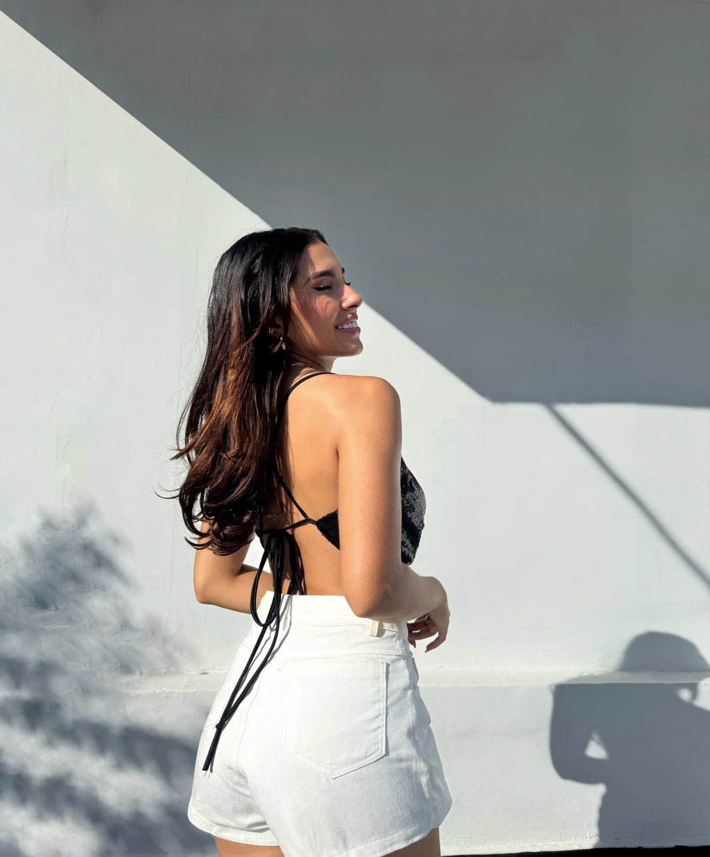 Top Shine Bib Negro