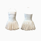 Vestido Globo Blanco