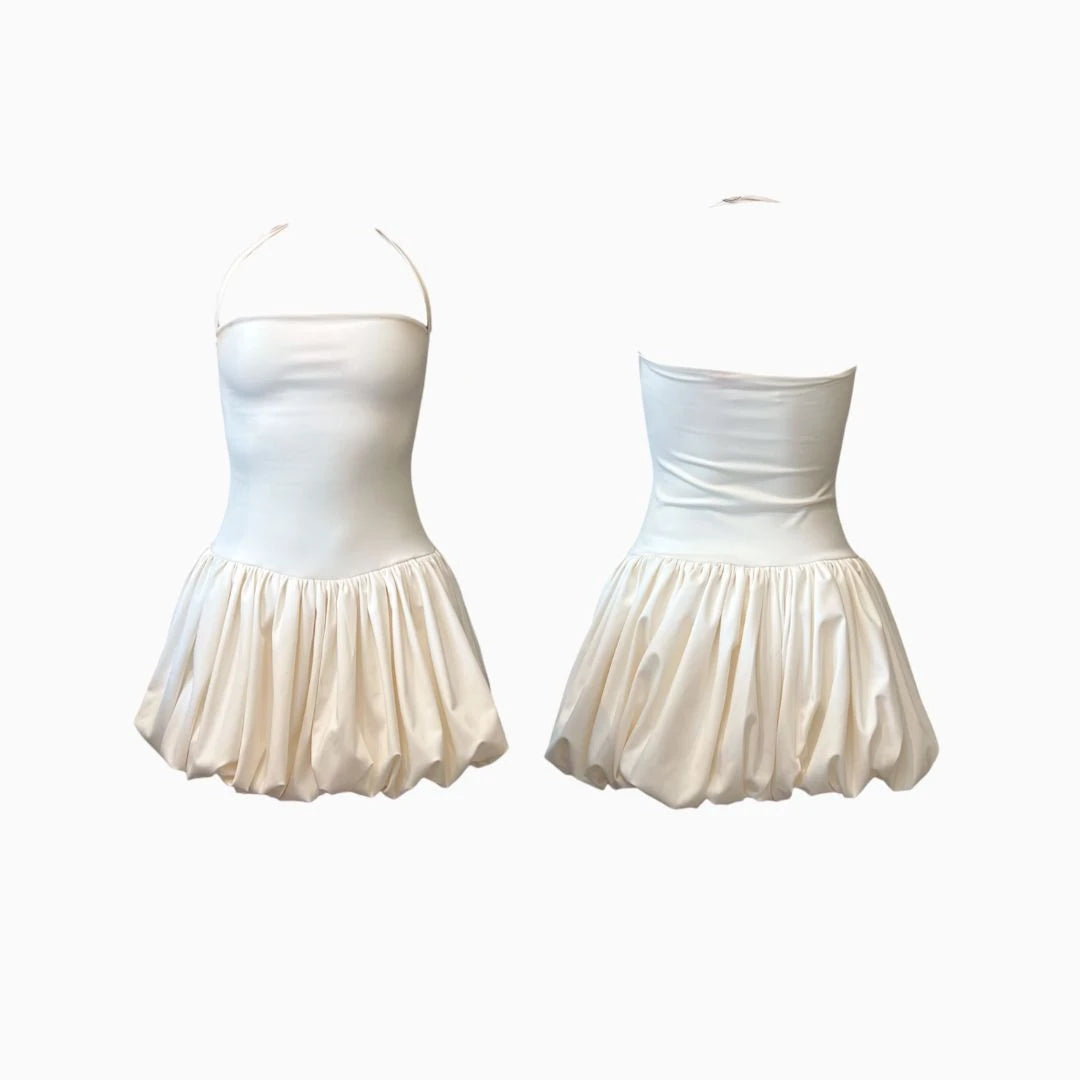 Vestido Globo Blanco