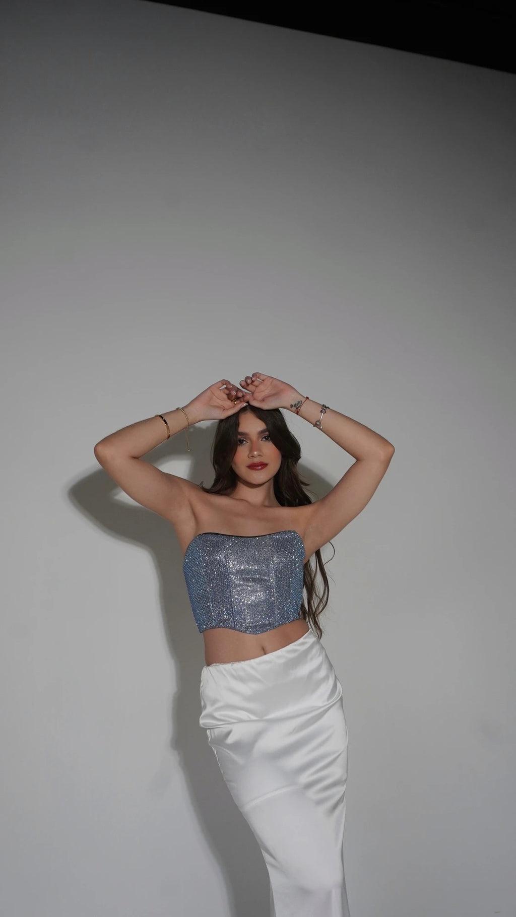 Corset Shine Azul