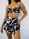Crop Top Copas B&W
