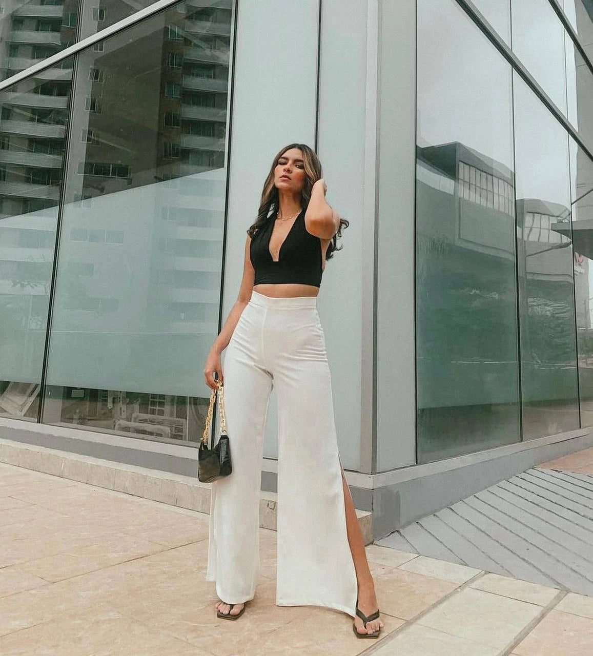 Pantalon Palazzo