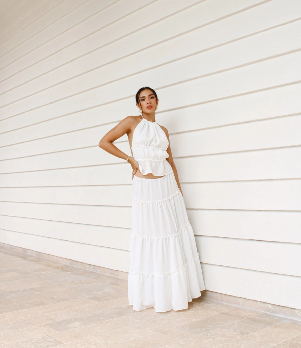 Falda Cloud Blanca
