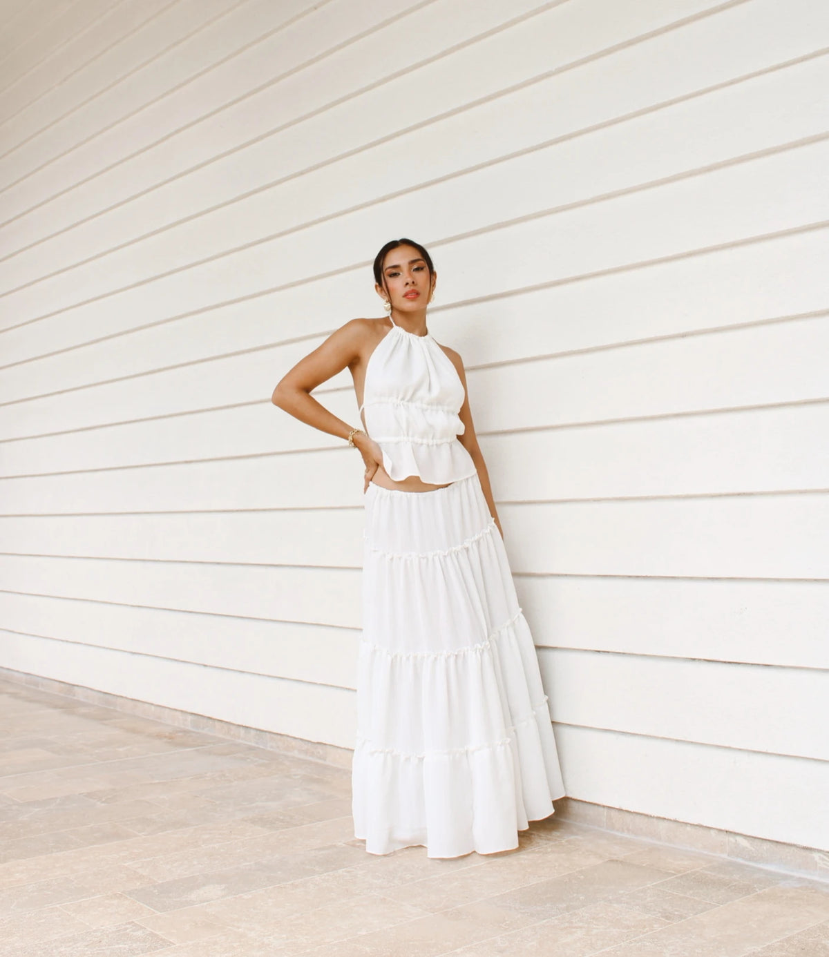 Falda Cloud Blanca