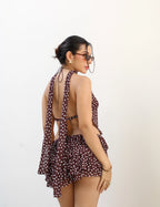 Falda Short Polka Dots Cafe