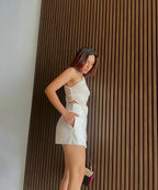 Blusa Asimetrica Texture Nude