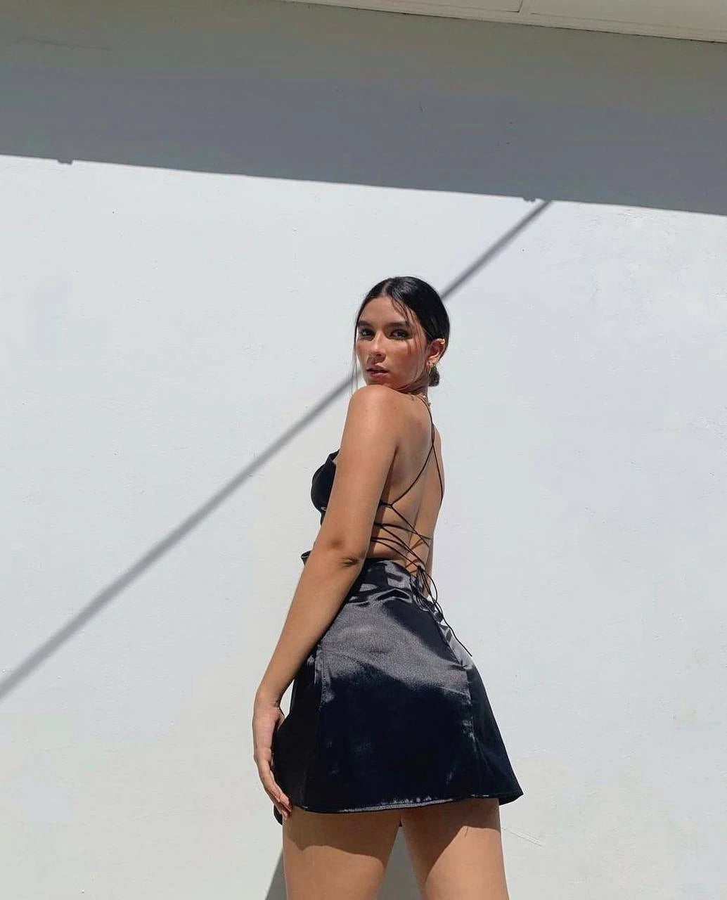 Vestido Seda Negro