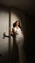 Vestido Seda Blanco