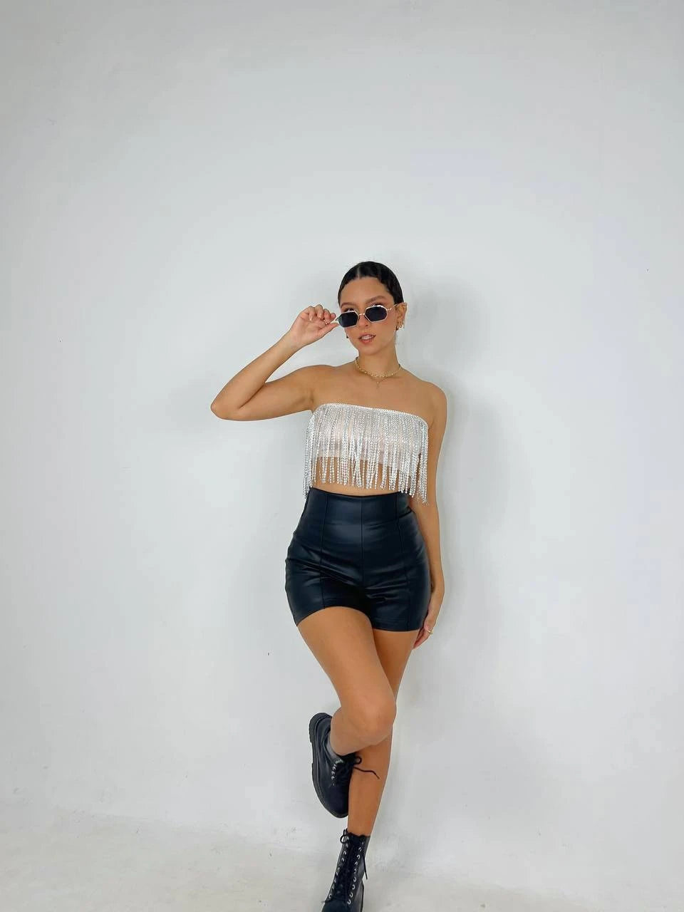 Crop Top Plank Flecos