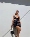 Vestido Seda Negro